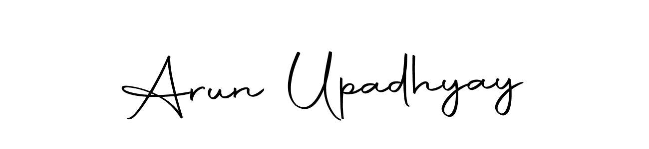 The best way (Autography-DOLnW) to make a short signature is to pick only two or three words in your name. The name Arun Upadhyay include a total of six letters. For converting this name. Arun Upadhyay signature style 10 images and pictures png