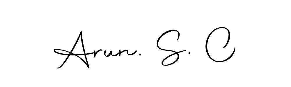 Once you've used our free online signature maker to create your best signature Autography-DOLnW style, it's time to enjoy all of the benefits that Arun. S. C name signing documents. Arun. S. C signature style 10 images and pictures png