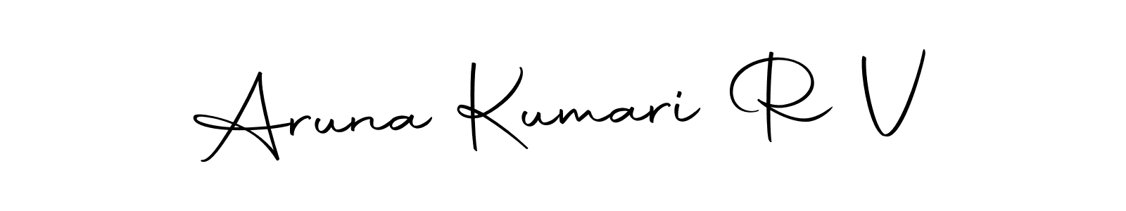 How to make Aruna Kumari R V signature? Autography-DOLnW is a professional autograph style. Create handwritten signature for Aruna Kumari R V name. Aruna Kumari R V signature style 10 images and pictures png