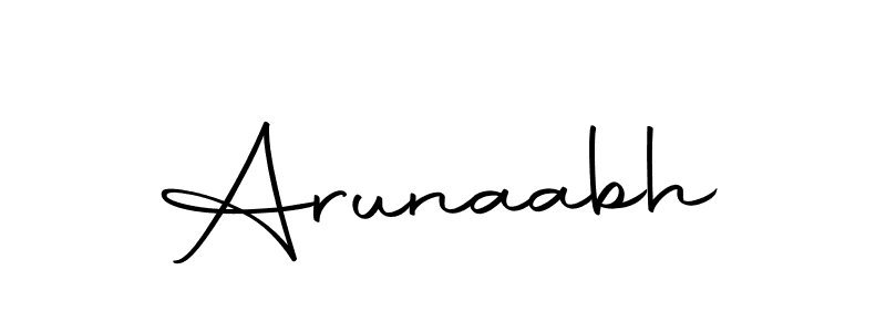 Create a beautiful signature design for name Arunaabh. With this signature (Autography-DOLnW) fonts, you can make a handwritten signature for free. Arunaabh signature style 10 images and pictures png