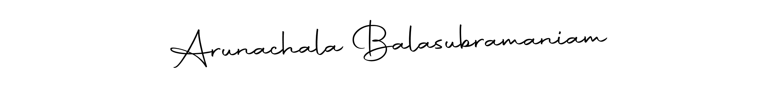 Also we have Arunachala Balasubramaniam name is the best signature style. Create professional handwritten signature collection using Autography-DOLnW autograph style. Arunachala Balasubramaniam signature style 10 images and pictures png
