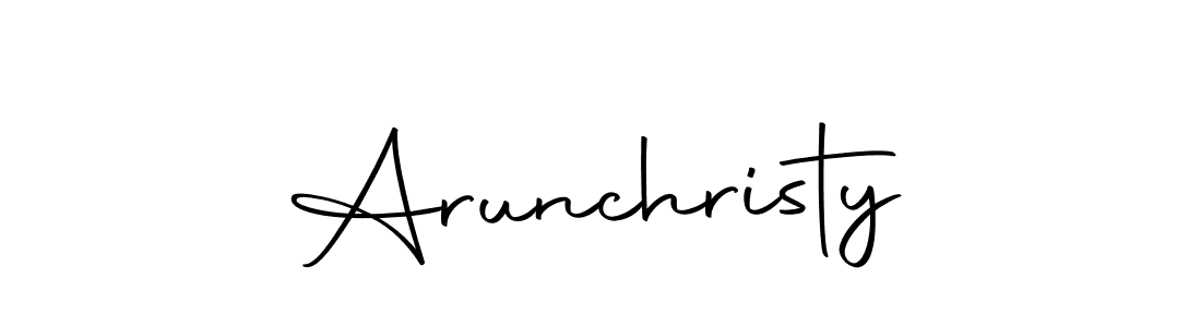 It looks lik you need a new signature style for name Arunchristy. Design unique handwritten (Autography-DOLnW) signature with our free signature maker in just a few clicks. Arunchristy signature style 10 images and pictures png