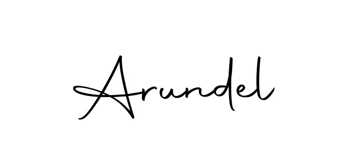 Design your own signature with our free online signature maker. With this signature software, you can create a handwritten (Autography-DOLnW) signature for name Arundel. Arundel signature style 10 images and pictures png