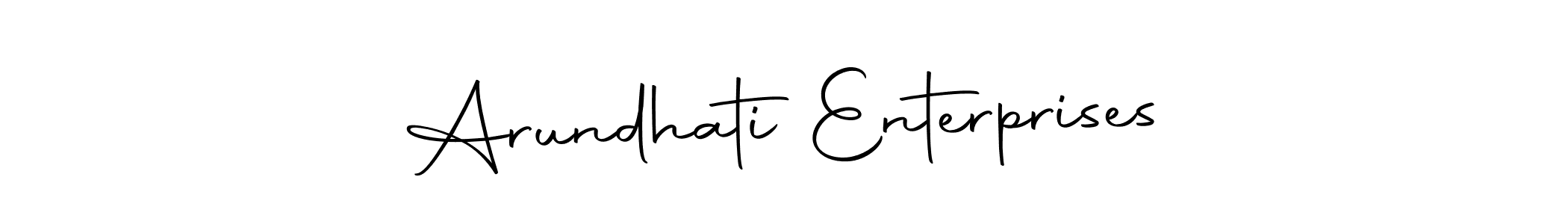 You should practise on your own different ways (Autography-DOLnW) to write your name (Arundhati Enterprises) in signature. don't let someone else do it for you. Arundhati Enterprises signature style 10 images and pictures png