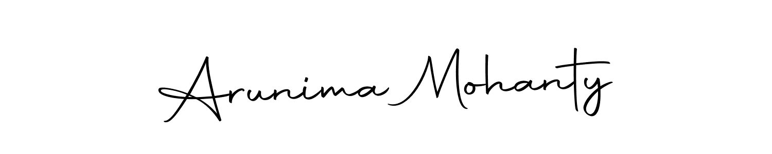 Use a signature maker to create a handwritten signature online. With this signature software, you can design (Autography-DOLnW) your own signature for name Arunima Mohanty. Arunima Mohanty signature style 10 images and pictures png