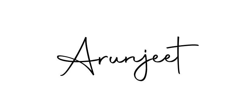 Here are the top 10 professional signature styles for the name Arunjeet. These are the best autograph styles you can use for your name. Arunjeet signature style 10 images and pictures png