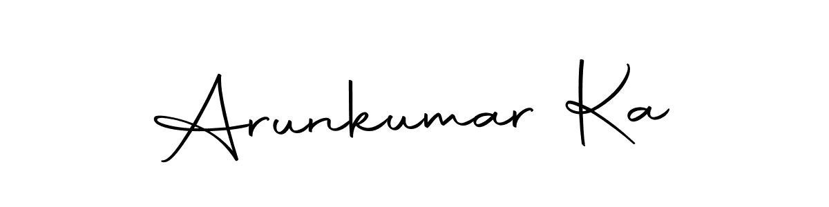 Design your own signature with our free online signature maker. With this signature software, you can create a handwritten (Autography-DOLnW) signature for name Arunkumar Ka. Arunkumar Ka signature style 10 images and pictures png