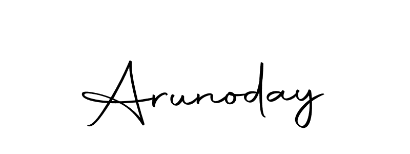 Create a beautiful signature design for name Arunoday. With this signature (Autography-DOLnW) fonts, you can make a handwritten signature for free. Arunoday signature style 10 images and pictures png