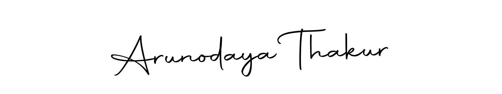 Make a beautiful signature design for name Arunodaya Thakur. With this signature (Autography-DOLnW) style, you can create a handwritten signature for free. Arunodaya Thakur signature style 10 images and pictures png