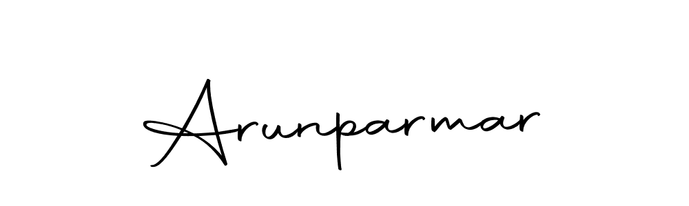 Design your own signature with our free online signature maker. With this signature software, you can create a handwritten (Autography-DOLnW) signature for name Arunparmar. Arunparmar signature style 10 images and pictures png