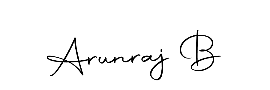 It looks lik you need a new signature style for name Arunraj B. Design unique handwritten (Autography-DOLnW) signature with our free signature maker in just a few clicks. Arunraj B signature style 10 images and pictures png