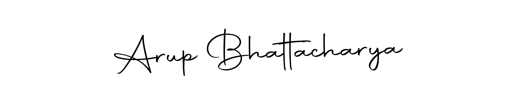 Make a beautiful signature design for name Arup Bhattacharya. With this signature (Autography-DOLnW) style, you can create a handwritten signature for free. Arup Bhattacharya signature style 10 images and pictures png