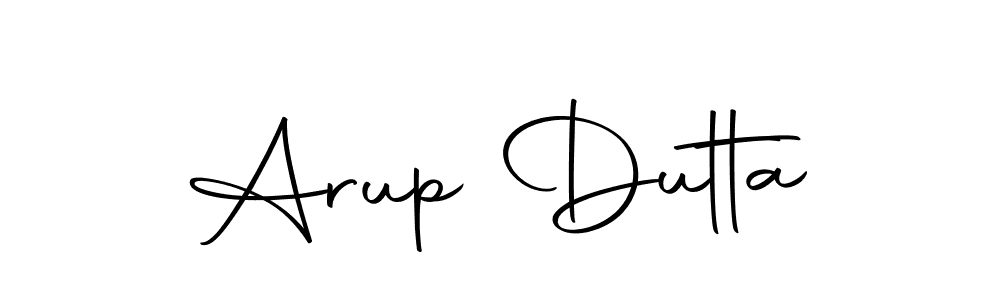 How to make Arup Dutta name signature. Use Autography-DOLnW style for creating short signs online. This is the latest handwritten sign. Arup Dutta signature style 10 images and pictures png