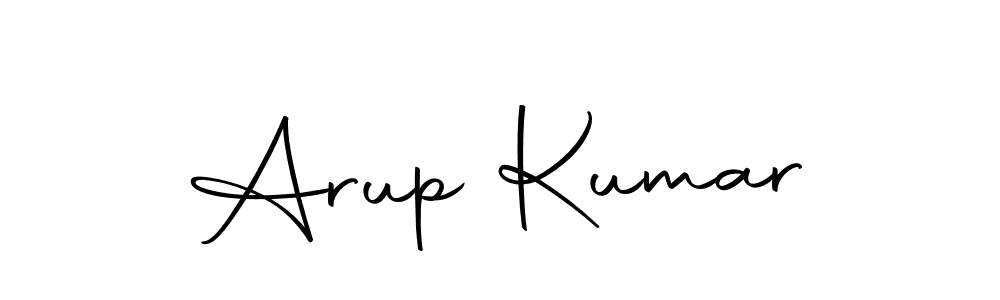 Design your own signature with our free online signature maker. With this signature software, you can create a handwritten (Autography-DOLnW) signature for name Arup Kumar. Arup Kumar signature style 10 images and pictures png