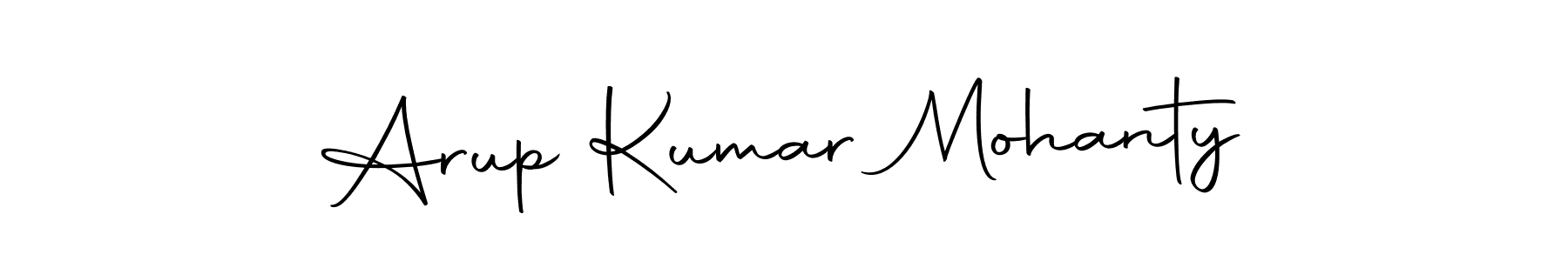 Create a beautiful signature design for name Arup Kumar Mohanty. With this signature (Autography-DOLnW) fonts, you can make a handwritten signature for free. Arup Kumar Mohanty signature style 10 images and pictures png