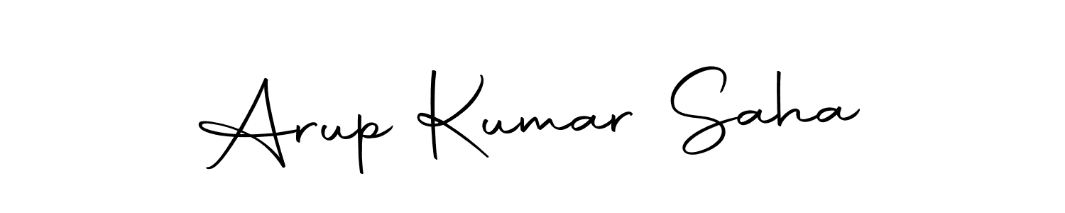 Make a beautiful signature design for name Arup Kumar Saha. Use this online signature maker to create a handwritten signature for free. Arup Kumar Saha signature style 10 images and pictures png