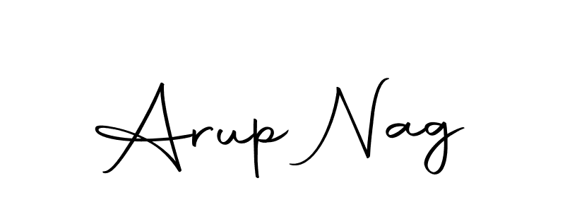 Design your own signature with our free online signature maker. With this signature software, you can create a handwritten (Autography-DOLnW) signature for name Arup Nag. Arup Nag signature style 10 images and pictures png