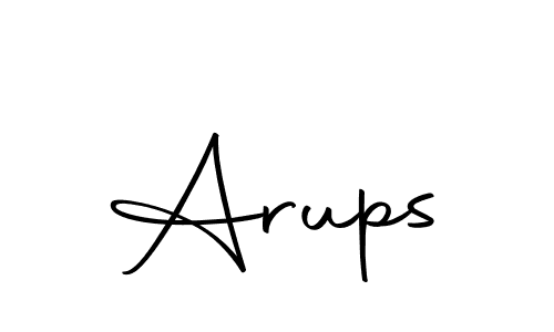 The best way (Autography-DOLnW) to make a short signature is to pick only two or three words in your name. The name Arups include a total of six letters. For converting this name. Arups signature style 10 images and pictures png