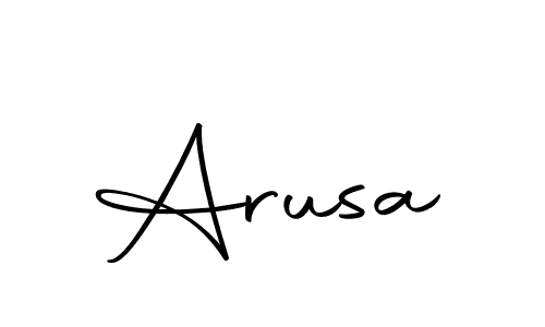 if you are searching for the best signature style for your name Arusa. so please give up your signature search. here we have designed multiple signature styles  using Autography-DOLnW. Arusa signature style 10 images and pictures png