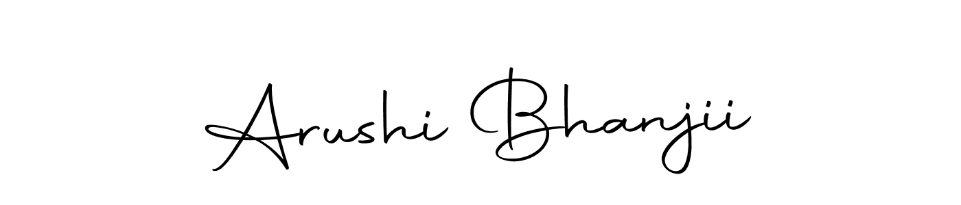 How to make Arushi Bhanjii signature? Autography-DOLnW is a professional autograph style. Create handwritten signature for Arushi Bhanjii name. Arushi Bhanjii signature style 10 images and pictures png