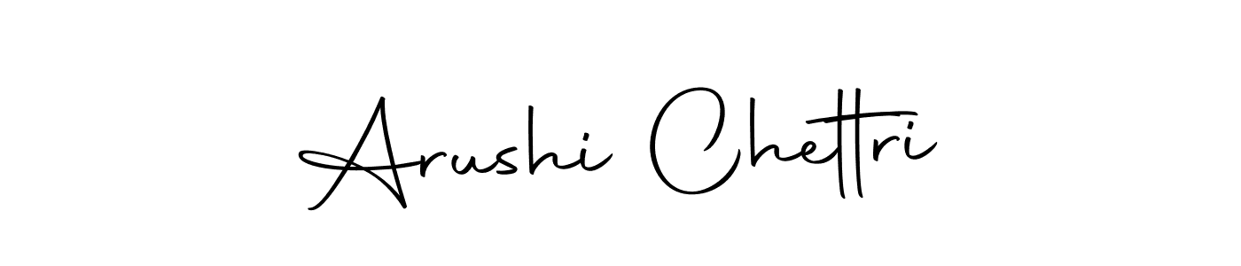 Make a beautiful signature design for name Arushi Chettri. Use this online signature maker to create a handwritten signature for free. Arushi Chettri signature style 10 images and pictures png