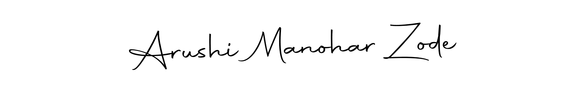 Also You can easily find your signature by using the search form. We will create Arushi Manohar Zode name handwritten signature images for you free of cost using Autography-DOLnW sign style. Arushi Manohar Zode signature style 10 images and pictures png