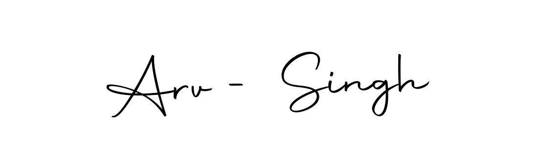 This is the best signature style for the Arv - Singh name. Also you like these signature font (Autography-DOLnW). Mix name signature. Arv - Singh signature style 10 images and pictures png