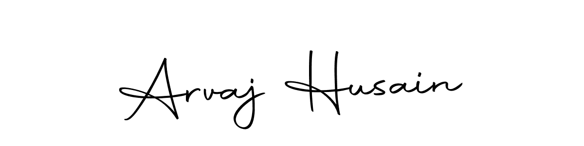 Create a beautiful signature design for name Arvaj Husain. With this signature (Autography-DOLnW) fonts, you can make a handwritten signature for free. Arvaj Husain signature style 10 images and pictures png
