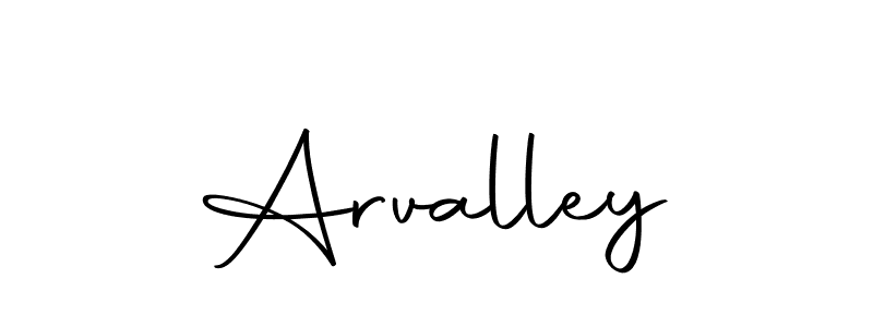 Design your own signature with our free online signature maker. With this signature software, you can create a handwritten (Autography-DOLnW) signature for name Arvalley. Arvalley signature style 10 images and pictures png