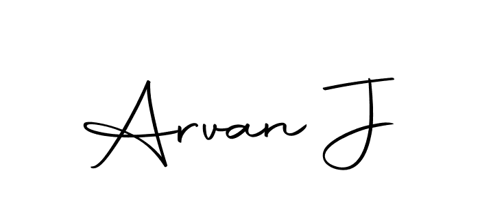 How to Draw Arvan J signature style? Autography-DOLnW is a latest design signature styles for name Arvan J. Arvan J signature style 10 images and pictures png