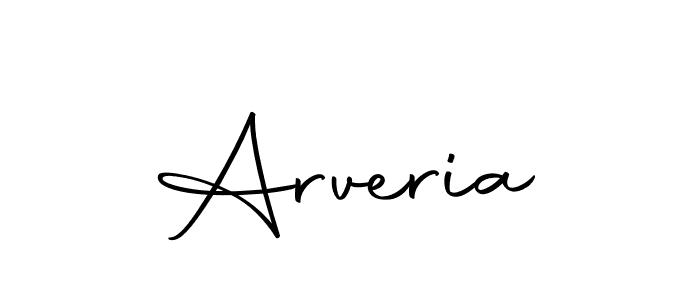 Arveria stylish signature style. Best Handwritten Sign (Autography-DOLnW) for my name. Handwritten Signature Collection Ideas for my name Arveria. Arveria signature style 10 images and pictures png