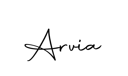 Create a beautiful signature design for name Arvia. With this signature (Autography-DOLnW) fonts, you can make a handwritten signature for free. Arvia signature style 10 images and pictures png