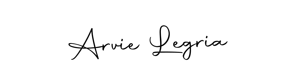 Make a beautiful signature design for name Arvie Legria. Use this online signature maker to create a handwritten signature for free. Arvie Legria signature style 10 images and pictures png