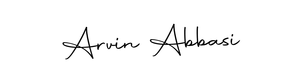 Also we have Arvin Abbasi name is the best signature style. Create professional handwritten signature collection using Autography-DOLnW autograph style. Arvin Abbasi signature style 10 images and pictures png