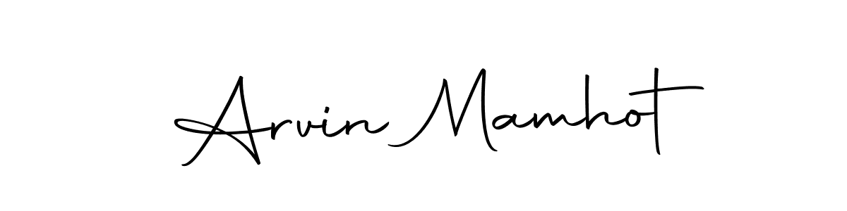 Create a beautiful signature design for name Arvin Mamhot. With this signature (Autography-DOLnW) fonts, you can make a handwritten signature for free. Arvin Mamhot signature style 10 images and pictures png