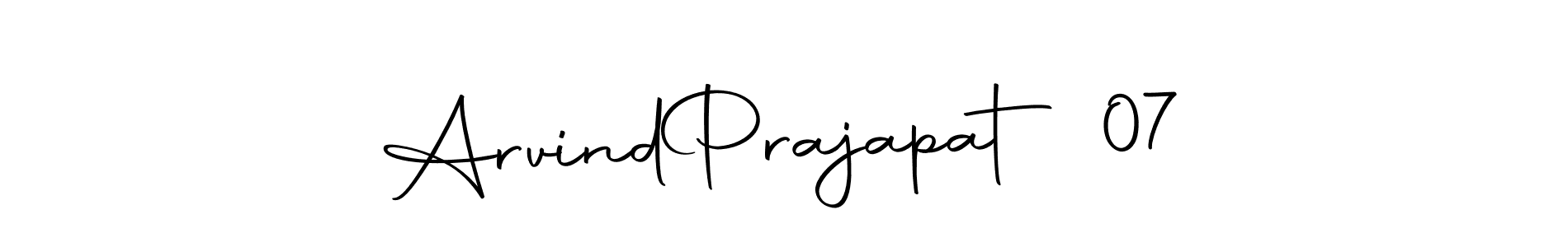 Here are the top 10 professional signature styles for the name Arvind  Prajapat 07. These are the best autograph styles you can use for your name. Arvind  Prajapat 07 signature style 10 images and pictures png