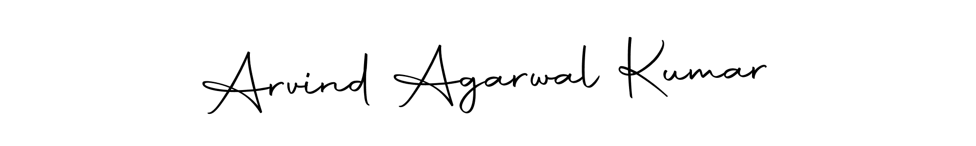 Design your own signature with our free online signature maker. With this signature software, you can create a handwritten (Autography-DOLnW) signature for name Arvind Agarwal Kumar. Arvind Agarwal Kumar signature style 10 images and pictures png