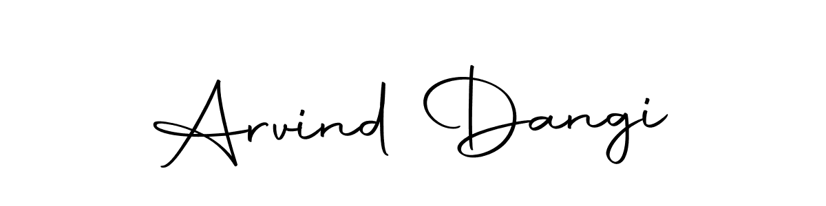 Design your own signature with our free online signature maker. With this signature software, you can create a handwritten (Autography-DOLnW) signature for name Arvind Dangi. Arvind Dangi signature style 10 images and pictures png