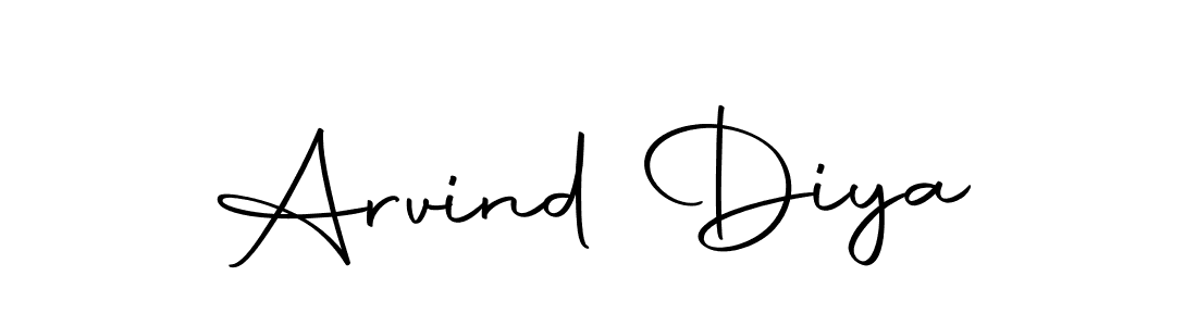 The best way (Autography-DOLnW) to make a short signature is to pick only two or three words in your name. The name Arvind Diya include a total of six letters. For converting this name. Arvind Diya signature style 10 images and pictures png