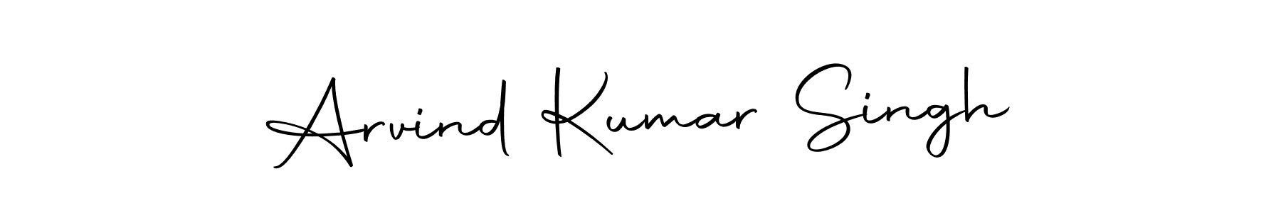 Design your own signature with our free online signature maker. With this signature software, you can create a handwritten (Autography-DOLnW) signature for name Arvind Kumar Singh. Arvind Kumar Singh signature style 10 images and pictures png