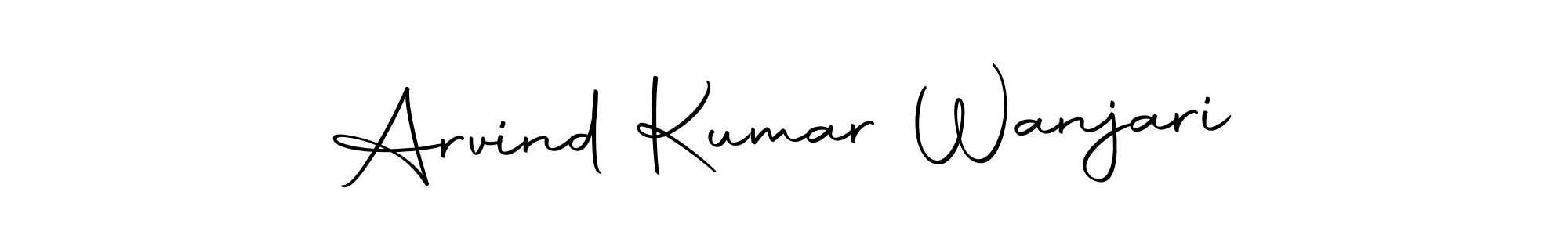 You can use this online signature creator to create a handwritten signature for the name Arvind Kumar Wanjari. This is the best online autograph maker. Arvind Kumar Wanjari signature style 10 images and pictures png