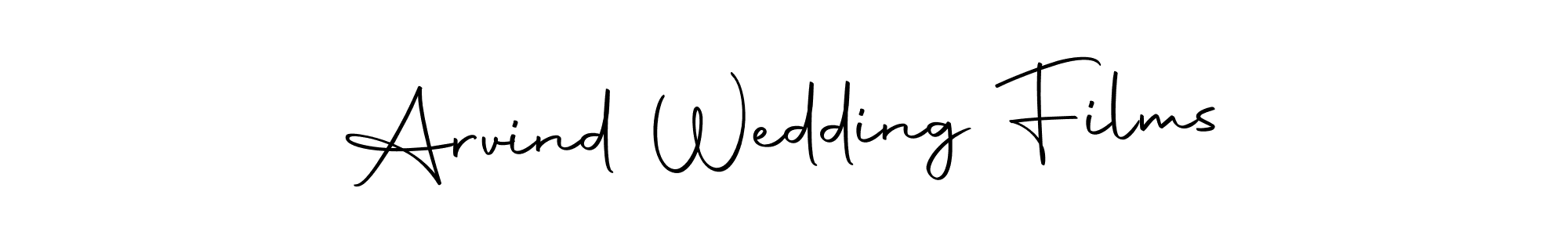 Arvind Wedding Films stylish signature style. Best Handwritten Sign (Autography-DOLnW) for my name. Handwritten Signature Collection Ideas for my name Arvind Wedding Films. Arvind Wedding Films signature style 10 images and pictures png