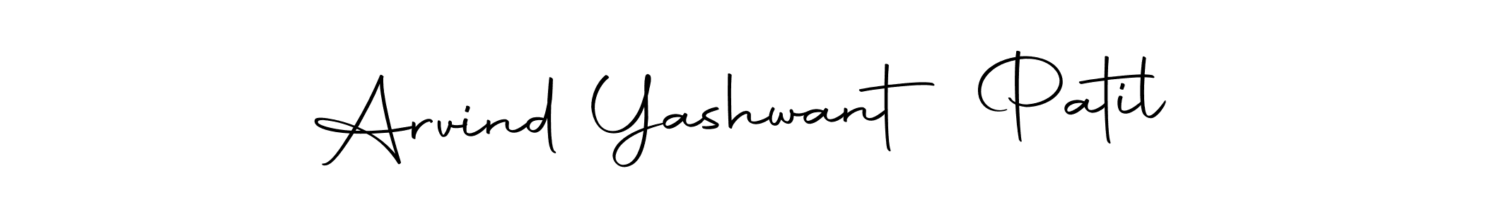 Create a beautiful signature design for name Arvind Yashwant Patil. With this signature (Autography-DOLnW) fonts, you can make a handwritten signature for free. Arvind Yashwant Patil signature style 10 images and pictures png