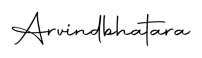 The Autography-DOLnW lettering style adds unique flourish to name Arvindbhatara. Stand out with a custom digital autograph made in seconds. Arvindbhatara signature style 10 images and pictures png