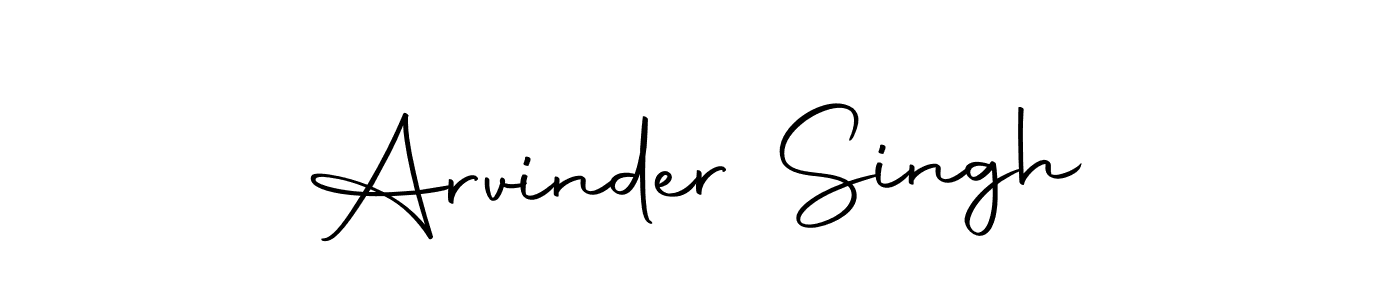 How to make Arvinder Singh name signature. Use Autography-DOLnW style for creating short signs online. This is the latest handwritten sign. Arvinder Singh signature style 10 images and pictures png