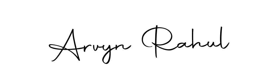 This is the best signature style for the Arvyn Rahul name. Also you like these signature font (Autography-DOLnW). Mix name signature. Arvyn Rahul signature style 10 images and pictures png