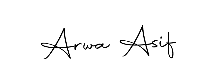 The best way (Autography-DOLnW) to make a short signature is to pick only two or three words in your name. The name Arwa Asif include a total of six letters. For converting this name. Arwa Asif signature style 10 images and pictures png