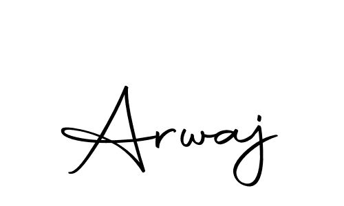 Use a signature maker to create a handwritten signature online. With this signature software, you can design (Autography-DOLnW) your own signature for name Arwaj. Arwaj signature style 10 images and pictures png