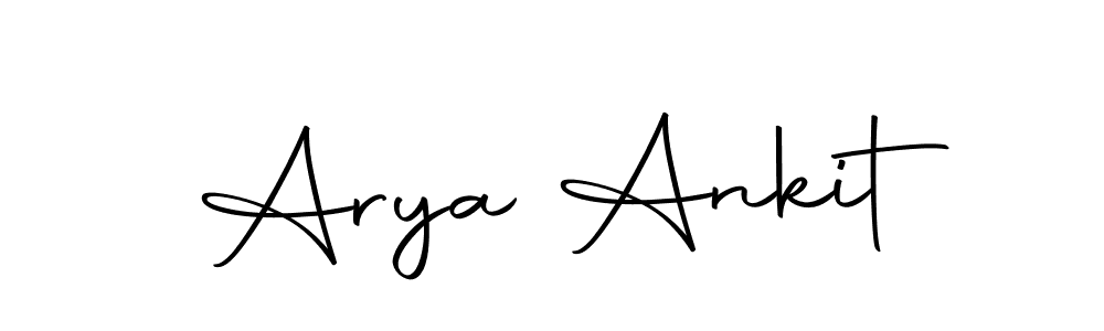Arya Ankit stylish signature style. Best Handwritten Sign (Autography-DOLnW) for my name. Handwritten Signature Collection Ideas for my name Arya Ankit. Arya Ankit signature style 10 images and pictures png