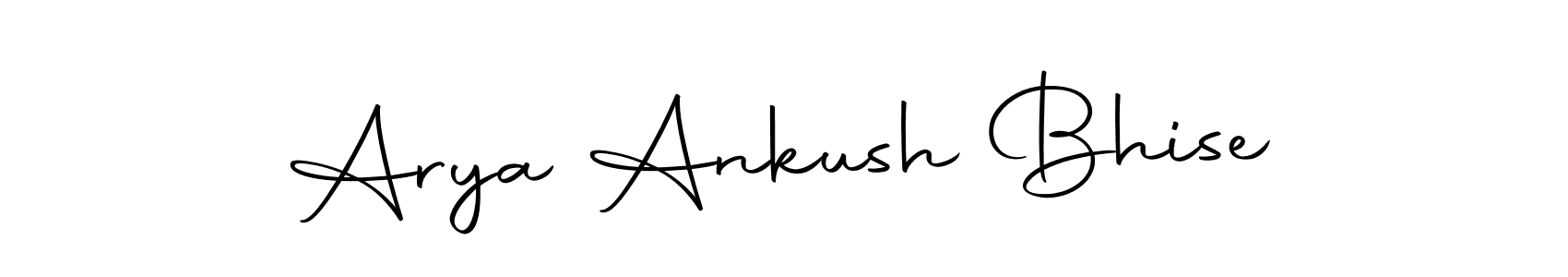 Make a beautiful signature design for name Arya Ankush Bhise. Use this online signature maker to create a handwritten signature for free. Arya Ankush Bhise signature style 10 images and pictures png